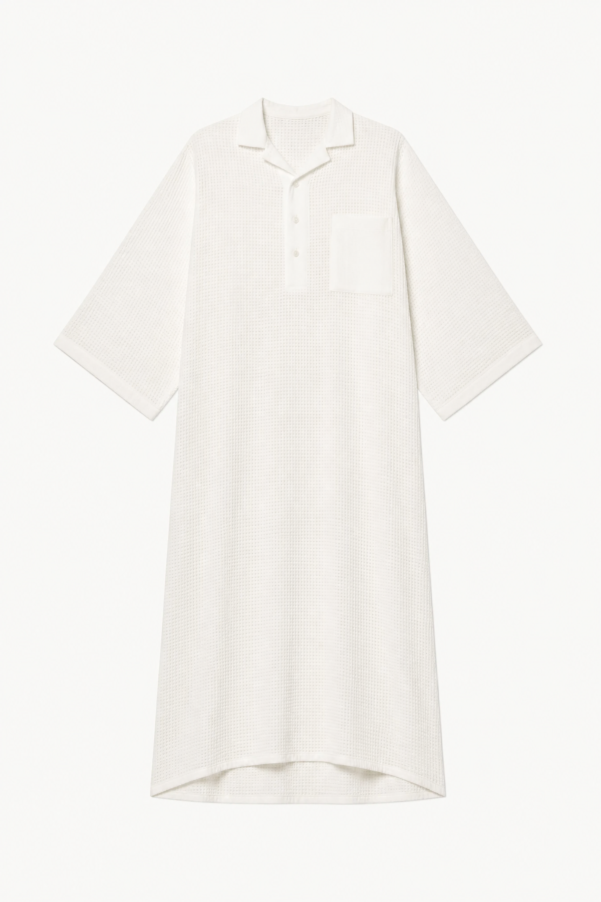 Sofie Sleeve Dress - Cross Weave Cotton