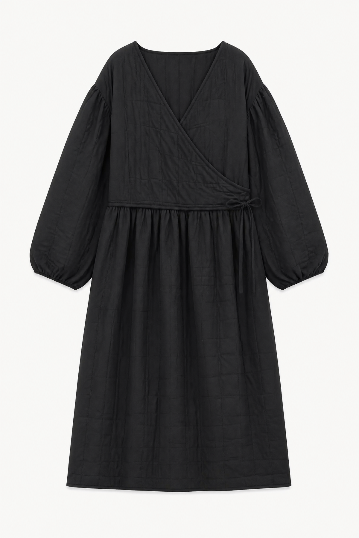 Saint Cecilia Dress — Smog Jacquard Cotton