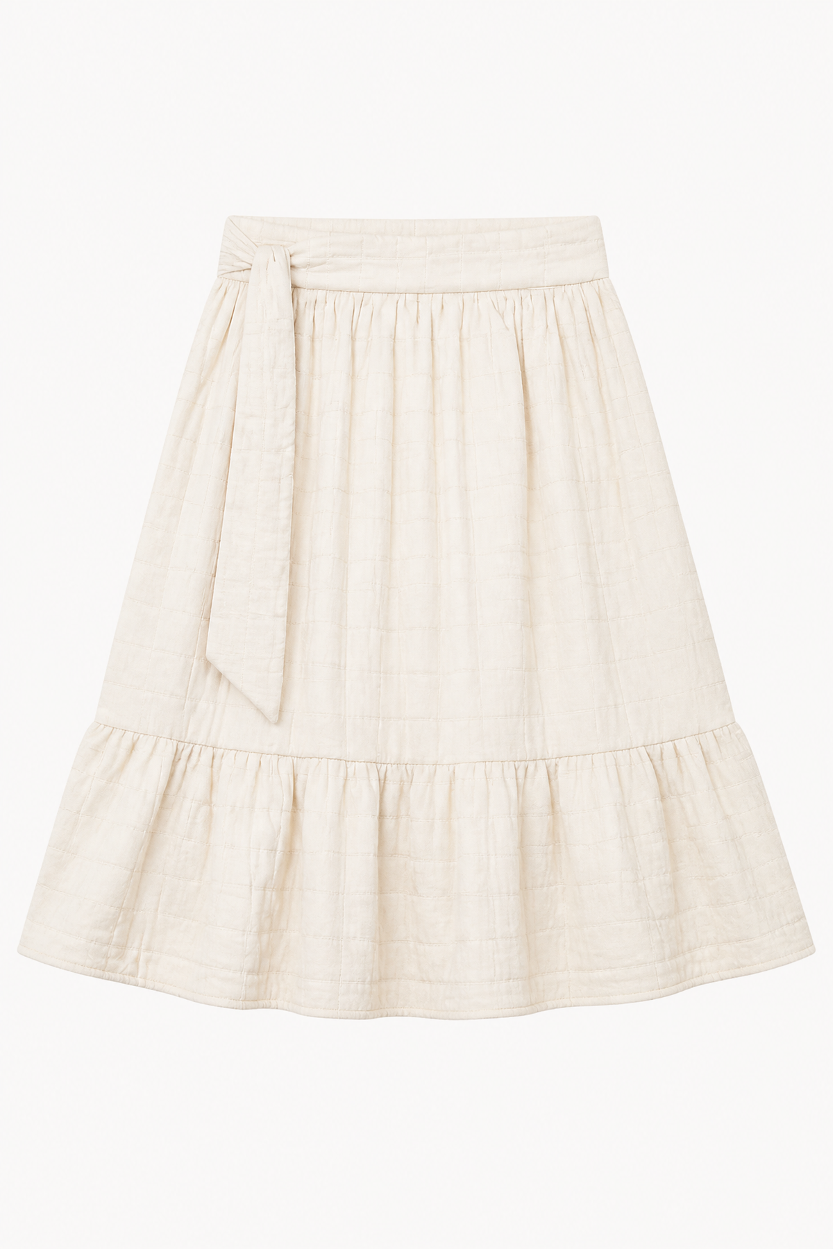 La Jupe Sauvage – Natural Jacquard Cotton