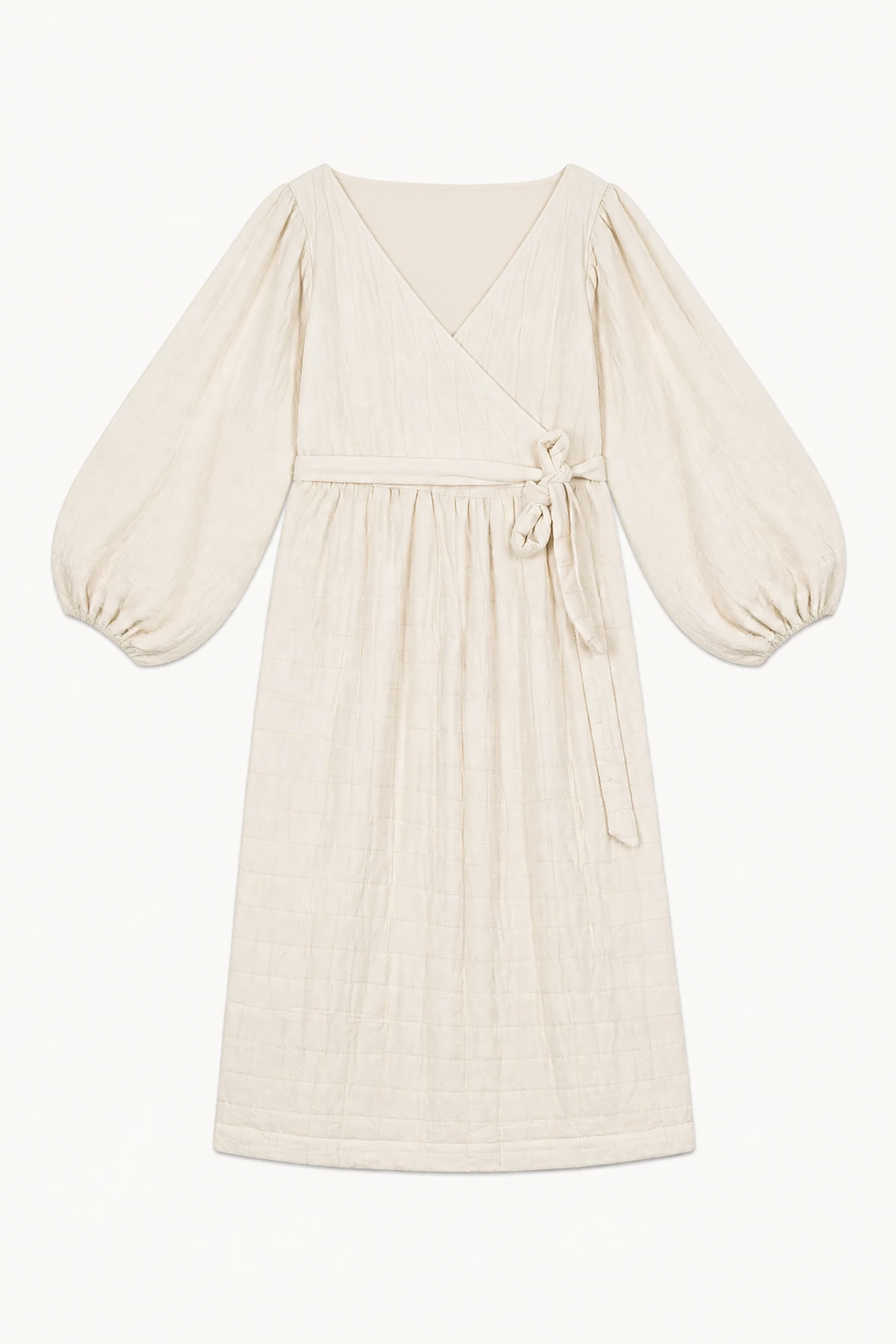 La Robe Prairie – Natural Quilted Cotton