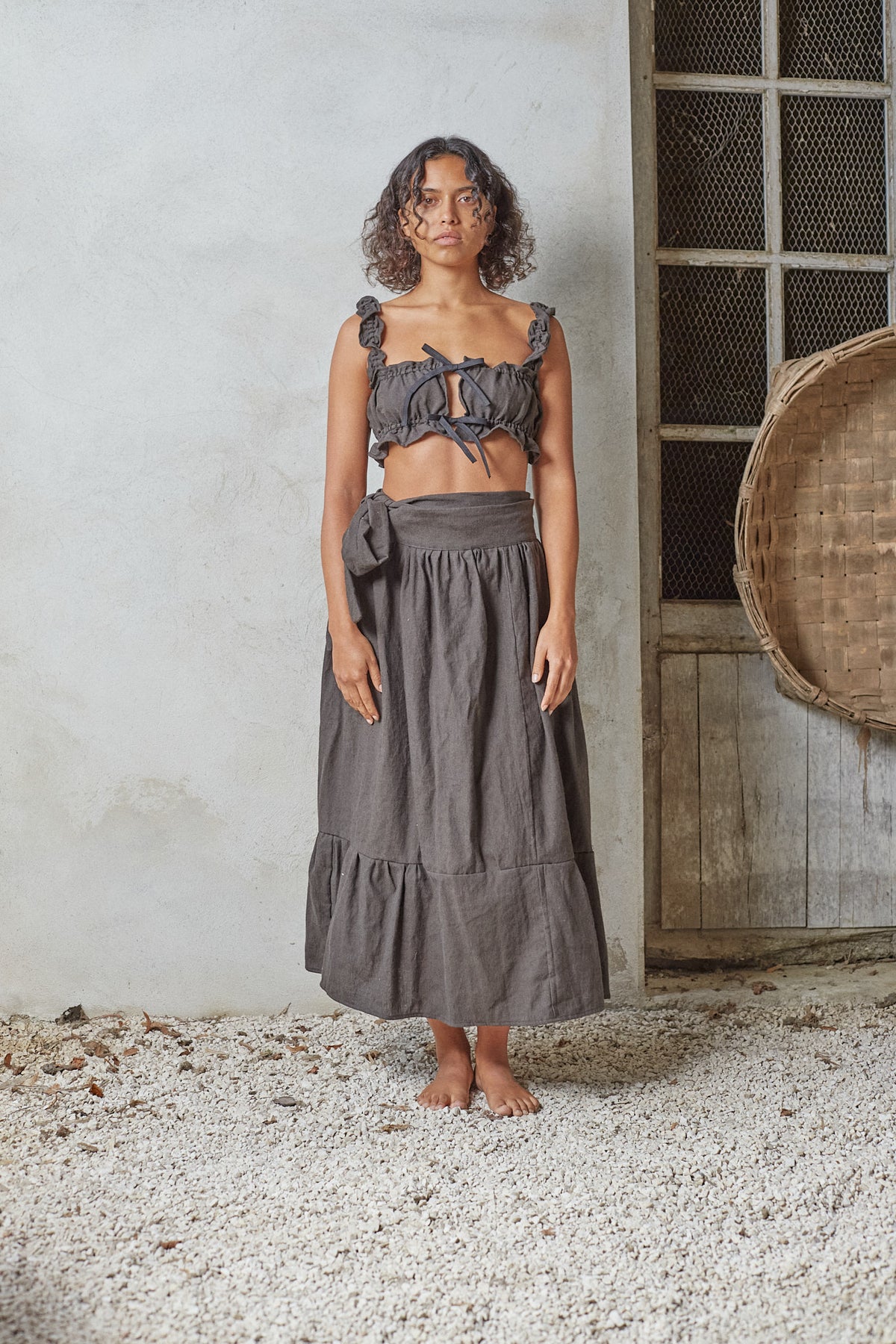 La Haut du Chiffonée – Winter Cabin Linen Cotton [last units]