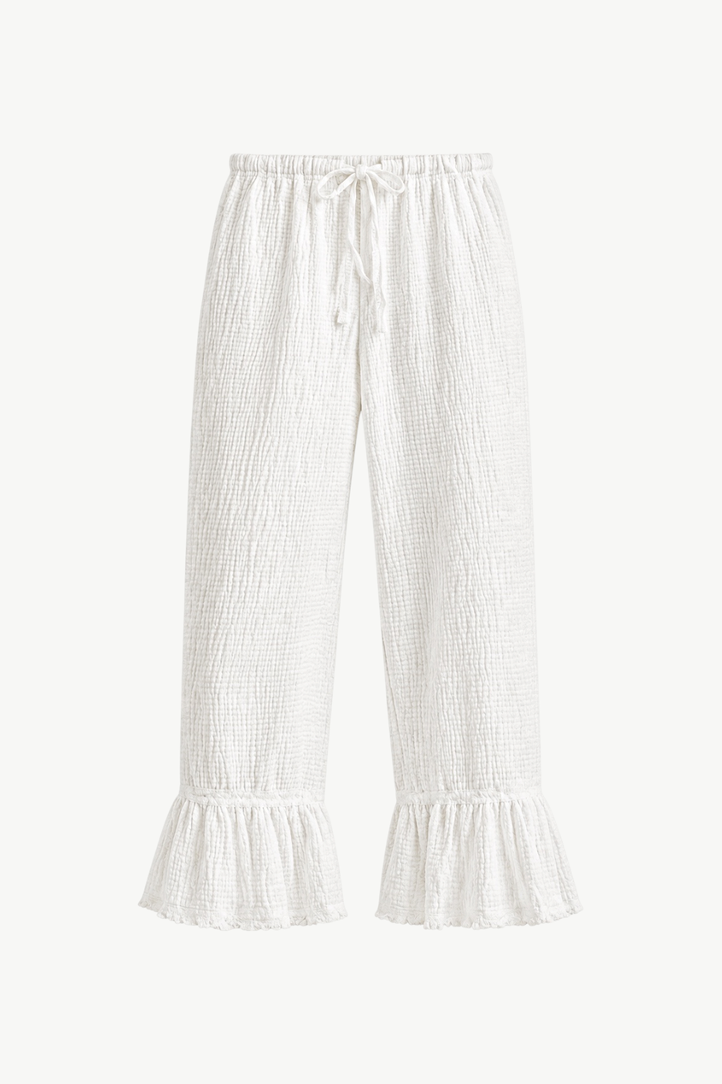 Chérie Pants - White Cotton